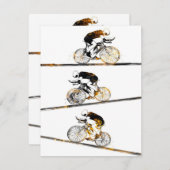 サイクリング 招待状 (正面/裏面)