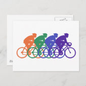 サイクリング（男性） ポストカード (正面/裏面)