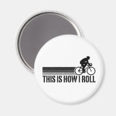 サイクリング（男性） マグネット (正面/裏面)