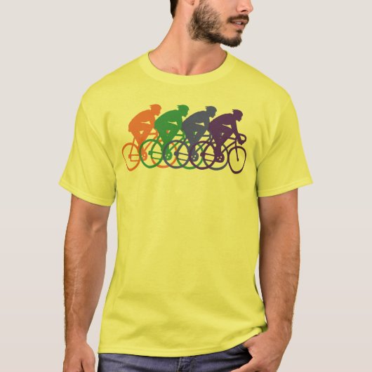 サイクリング（男性） Tシャツ (正面)