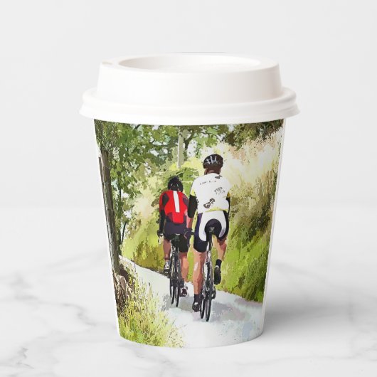 サイクリング 紙コップ (裏面)