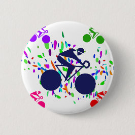 サイクリング 缶バッジ