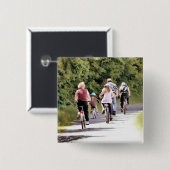 サイクリング 缶バッジ (正面&裏面)