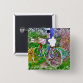 サイクリング 缶バッジ (正面&裏面)