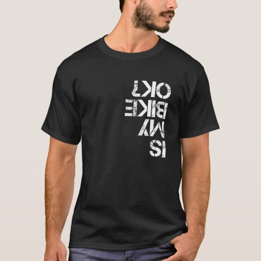 サイクリング - 自転車は大丈夫? Tシャツ (正面)