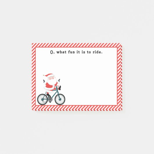 サイクリング・自転車クリスマス ポストイット (正面)