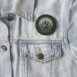サイクリング 自転車乗り 誕生日おめでとう カスタマイズ 缶バッジ