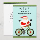 サイクリング 自転車 クリスマス (正面/裏面)