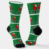 サイクリング 自転車 クリスマス ソックス (傾斜あり)