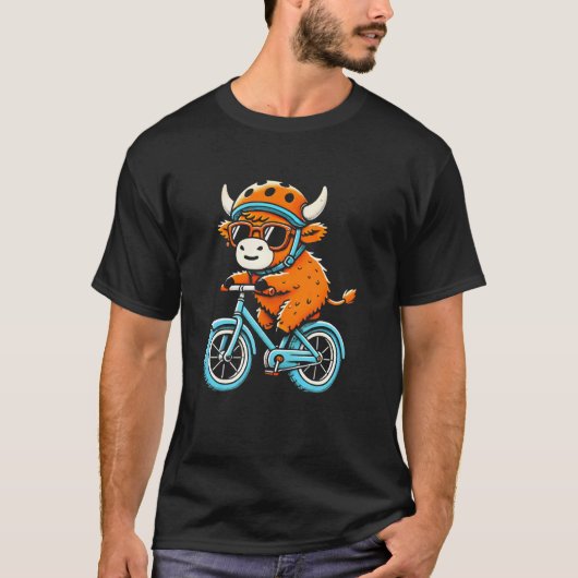 サイクリング 自転車 ハイランドコウ Tシャツ (正面)