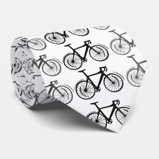サイクリング、自転車、ロードバイク、サイクリスト ネクタイ (ロール)