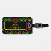 サイクリング、自転車、ロードバイク、サイクリスト ラゲッジタグ (正面横)