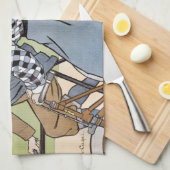 サイクリング、自転車、ヴァンカスペル キッチンタオル (四つ折り)