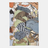 サイクリング、自転車、ヴァンカスペル キッチンタオル (縦)