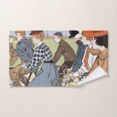 サイクリング、自転車、ヴァンカスペル バスタオルセット (ハンドタオル)