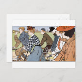 サイクリング、自転車、ヴァンカスペル ポストカード (正面/裏面)