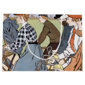 サイクリング、自転車、ヴァンカスペル ラージペーパーバッグ (裏面)