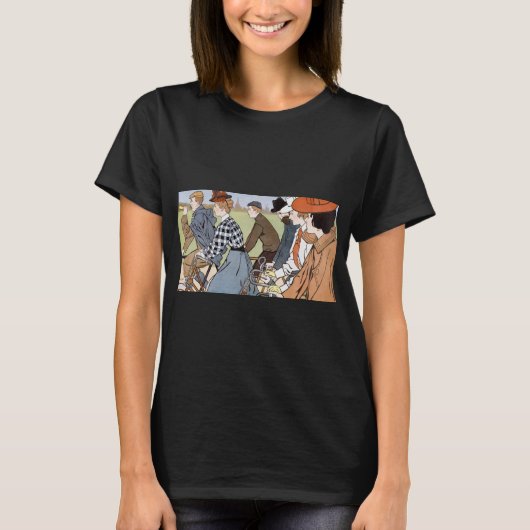 サイクリング、自転車、ヴァンカスペル Tシャツ (正面)