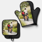 サイクリング 鍋つかみ&鍋敷きセット (正面/裏面)