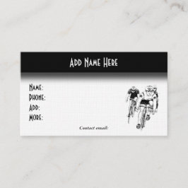 サイクリング- Bike Business Card 名刺