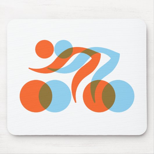 サイクリング_Fever_2_cyclers.png マウスパッド (正面)