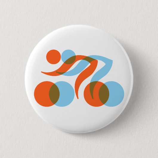 サイクリング_Fever_2_cyclers.png 缶バッジ (正面)