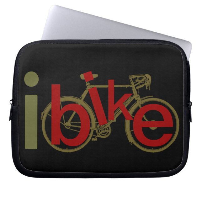サイクリング～ibike ラップトップスリーブ (正面)