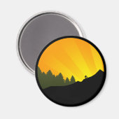 サイクリング: mountain rayz : マグネット (正面/裏面)