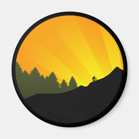 サイクリング: mountain rayz : マグネット (正面)