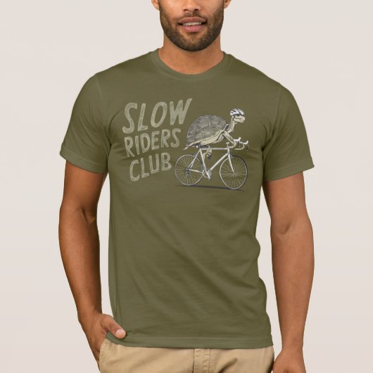 サイクリング: Tortoise Slow Riders Club Tシャツ (正面)
