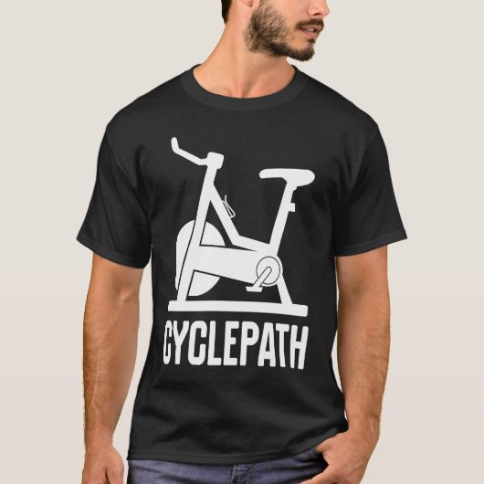 サイクリングCyclepathサイクリストのジムインストラクター Tシャツ (正面)