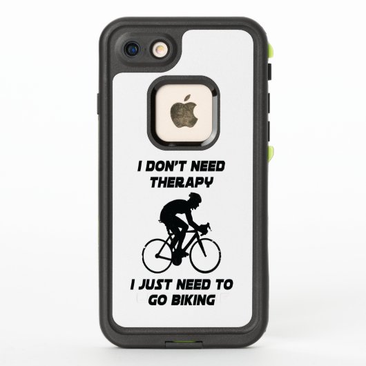 サイクリングTシャツを行く必要がある LifeProof iPhoneケース (裏面)