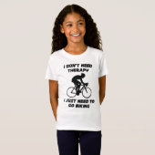 サイクリングTシャツを行く必要がある Tシャツ (正面フル)
