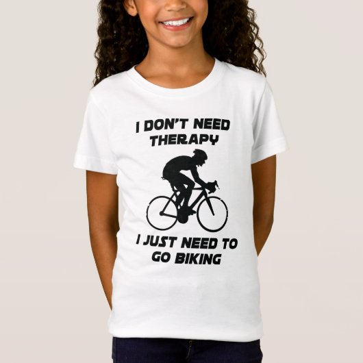 サイクリングTシャツを行く必要がある Tシャツ (正面)
