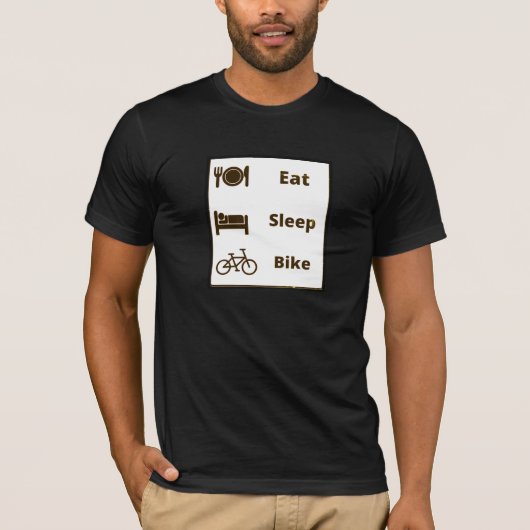 サイクリングTシャツ大好き Tシャツ (正面)