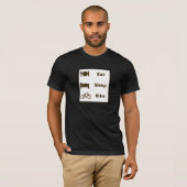 サイクリングTシャツ大好き Tシャツ (正面フル)