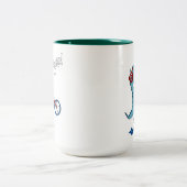 サイクリングTレックス轟音 ツートーンマグカップ (中央)