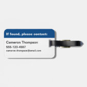 サイクリングTレックス轟音 ラゲッジタグ (裏面横)