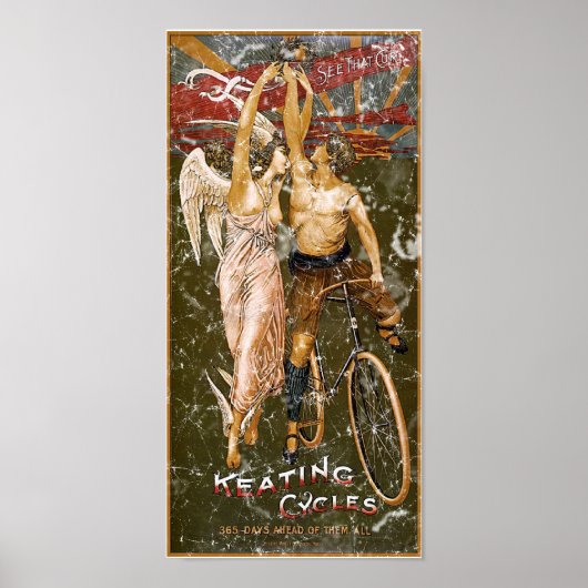 サイクルのキーイング–1905 動揺して - ポスター (正面)