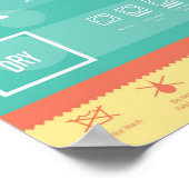 サイクルのデコード、洗濯日 ポスター (角)