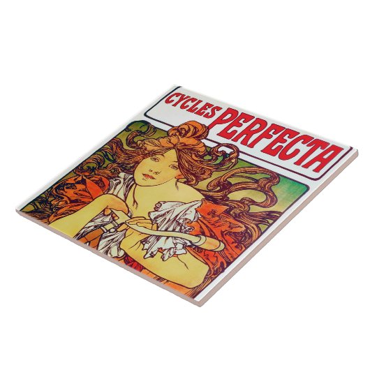 サイクルの完全、ミュシャ タイル (側面)