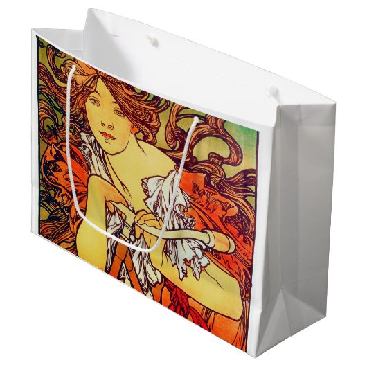 サイクルの完全、ミュシャ ラージペーパーバッグ (正面アングル)