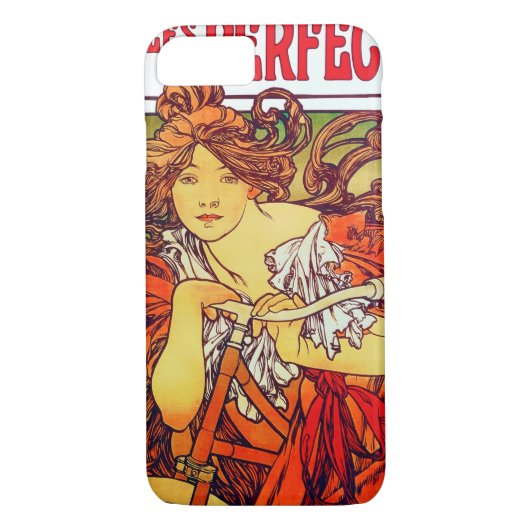 サイクルの完全、ミュシャ Case-Mate iPhoneケース (裏面)