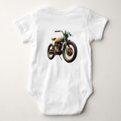 サイクルを上げる ベビーボディスーツ (裏面)