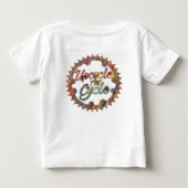 サイクルを上げる ベビーTシャツ (裏面)