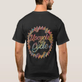 サイクルを上げる Tシャツ (裏面)