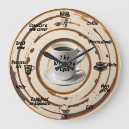 サイクルア書クリル ラージ壁時計