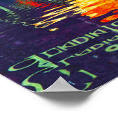 サイクルグラディエーター反射(時間フランスのサイクリング) ポスター (角)