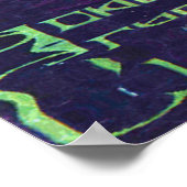 サイクルグラディエーター反射(時間フランスのサイクリング) ポスター (角)