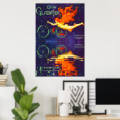 サイクルグラディエーター反射(時間フランスのサイクリング) ポスター (ホームオフィス)